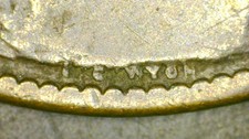 1861 Victoria Penny  - 1 over 1 in date Mint Error (J123)