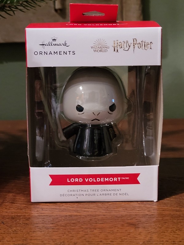 Hallmark Ornament  Red Box  ~  LORD VOLDEMORT  -  HARRY POTTER