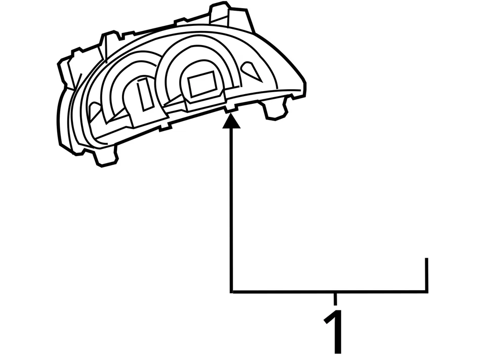 2007-2009 丰田凯美瑞速度计仪表组仪表 83800-06s20 D9ZUO — 第 4/4 张图片