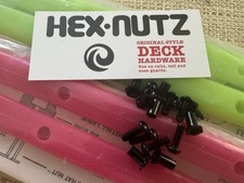 Hex Nutz Original Vintage Style Skateboard Rails Hardware Powell Rat Nuts
