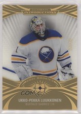 2021-22 Ultimate Collection Introductions Gold 35/49 Ukko-Pekka Luukkonen eu6