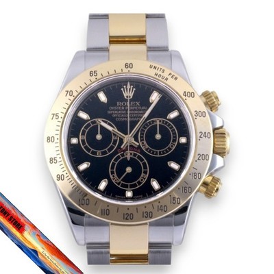 Rolex Daytona 116523 Black Dial Men's Watch with Chronograph