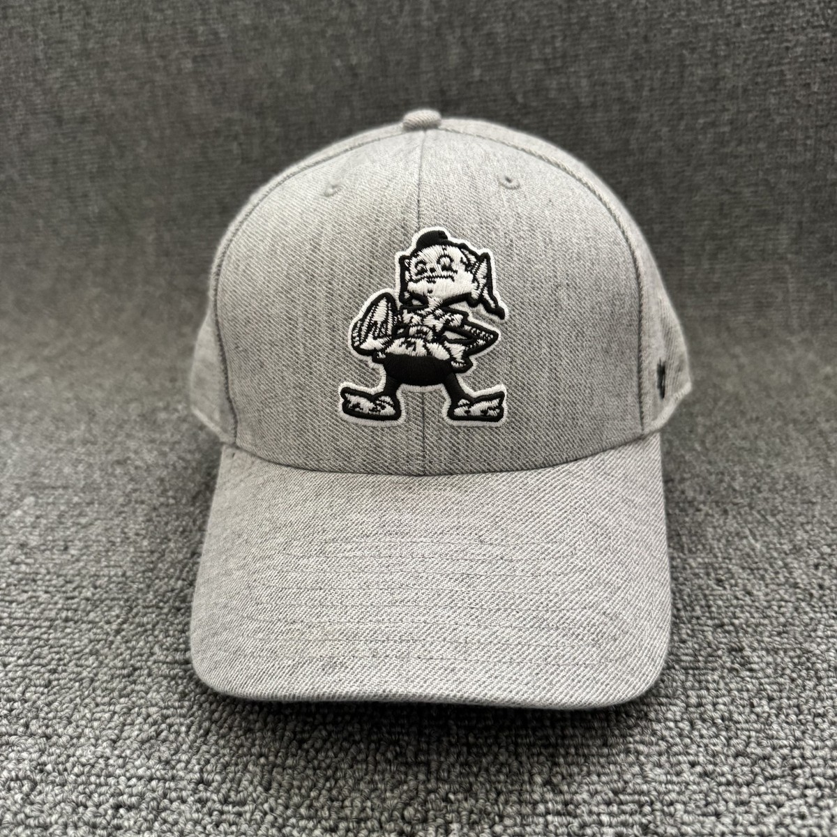 '47 Brand Cleveland Browns Retro Dad Hat Strapback Gray Curved Brim Cap