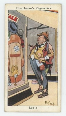 1937 Churchman's Cigarettes Howlers Logic #22