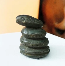 Grandmother's Burmese Weizza Mercury Bronze Cobra Opium Weight ca 1830 - Voodoo