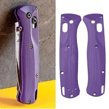 1 Pair Handle Patch DIY Shank Patches Scale for Benchmade Bugout 535 Fold Knife