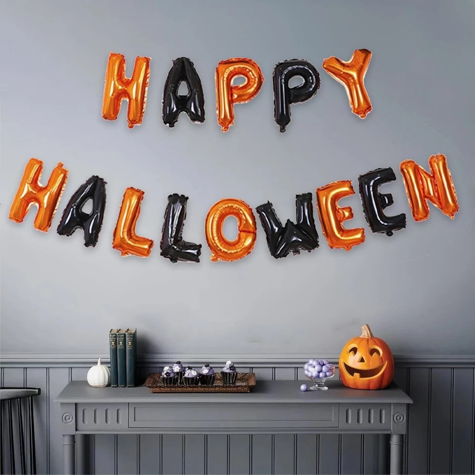 Happy Halloween 16 Inch Foil Halloween Balloons Decorations Happy Halloween Bal - image 4 of 4