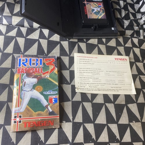 R.B.I. Baseball 3 Sega Genesis Video Game Complete With Manual RBI - Picture 3 of 15