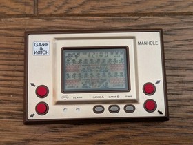 NINTENDO GAME & And Watch Manhole w/ BOX 1981 JAPAN