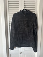 Lululemon Women's Define Jacket Nulu Heritage 365 Deep Coal Camo Size 16
