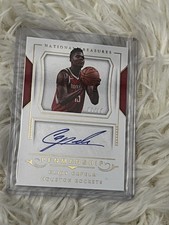 2017-18 Panini National Treasures - Penmanship Clint Capela #PM-CCP Gold /10