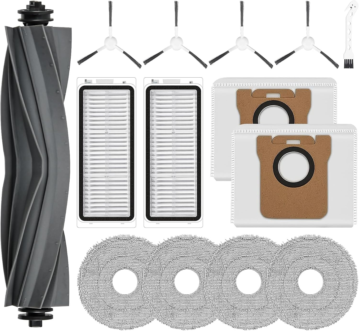 Kit accessoires Dreame L20 Ultra Complet de 14 pièces de rechange avec brosses et filtres