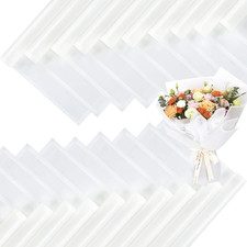 20 Sheets Flower Wrapping Paper - Waterproof Floral Bouquet Packaging Paper for