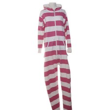 OnePiece, Jumpsuit, Größe: S, Pink/Weiß, Streifen, Damen #CWH