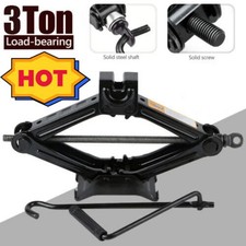 Us 3 Ton Scissor Jack Car Heavy Duty Garage Tire Wheel Lug Handle Crank Tool Kit