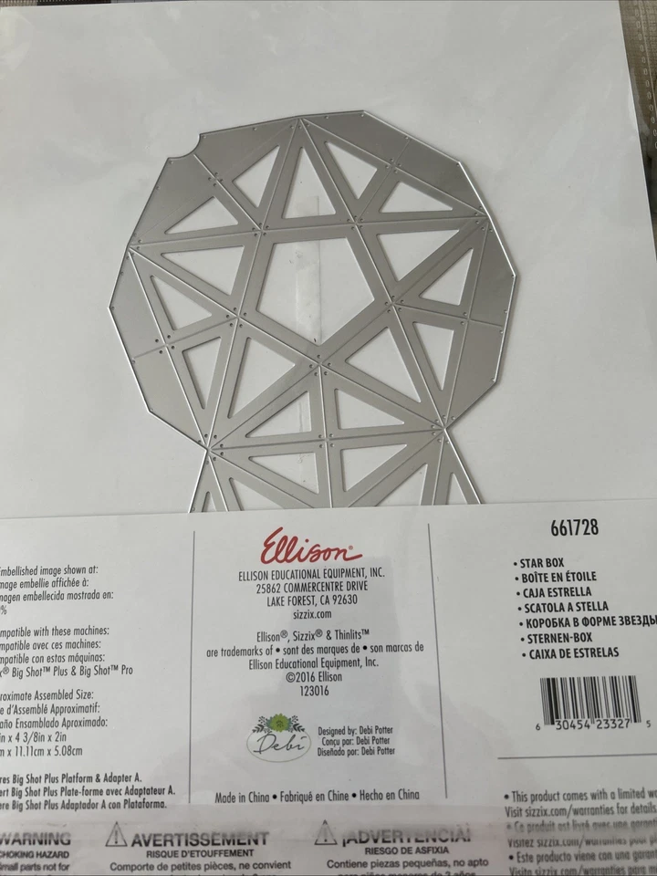 Sizzix Star Box Nr. 661728 - Bild 2 von 2