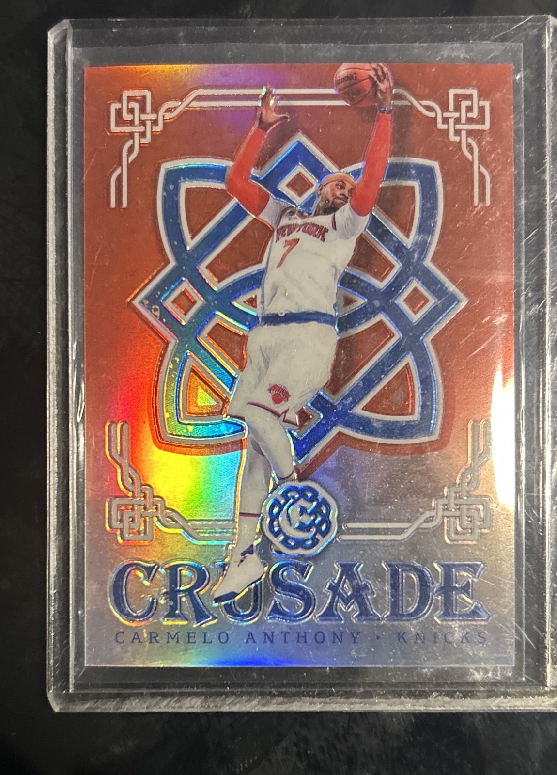 2016-17 Panini Excalibur - Crusade Carmelo Anthony #19 Red /99