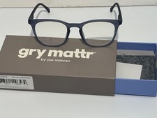 Gry Mattr DESIGNER READERS Slate Blue Frame Suave Blue Light Blocking Eyewear 0