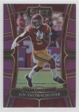 2023 Select Draft Picks Concourse Purple Prizm 10/75 JuJu Smith-Schuster #75 jc3