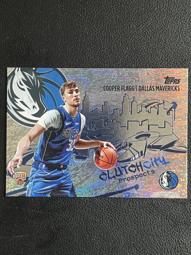 Cooper Flagg [Holo Foil] #CC-1 2025 Topps Clutch City Prospect card