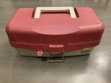 PLANO (5100) Maroon Handy Fishing Tackle System Box w/ Single Pop-up Tray