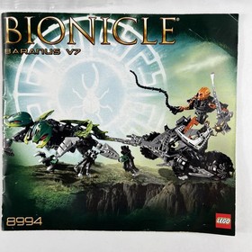LEGO Bionicle 8994 Baranus V7 Battle Vehicles w/ Manual Missing 7 Pieces