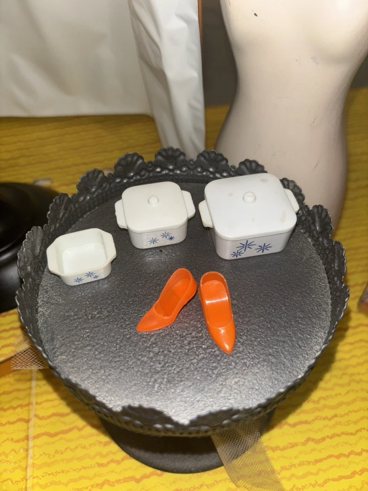 Traje Barbie vintage años 60 #1628 Brunch Time casi completo ¡Excelente! Foto 3 de 4