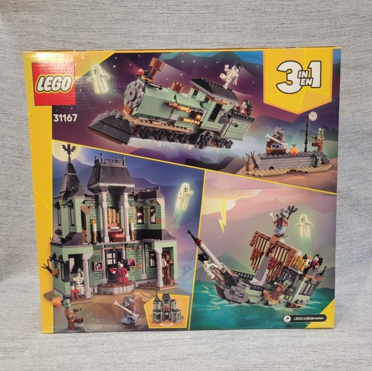 LEGO Creator 3 in 1 Haunted Mansion Building Toy 31167 - Factory