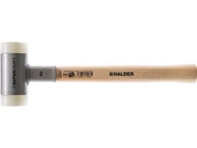 HALDER 3366.025 Schonhammer SUPERCRAFT Länge 305 mm Kopf-Ø 25 mm Hickory rücksch