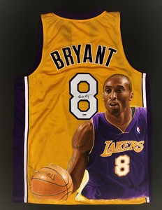 kobe bryant jersey painting