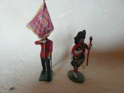 Britains Soldaten Queens Royal Guard Yeoman Figuren Fahne