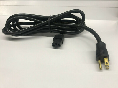 AC Power Cord, 5-15P to C13, Heavy 14 AWG, 15A, 10ft, Black, Volex