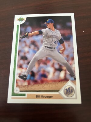 1991 Upper Deck Final Edition #60F Bill Krueger Seattle Mariners Portland Pilots