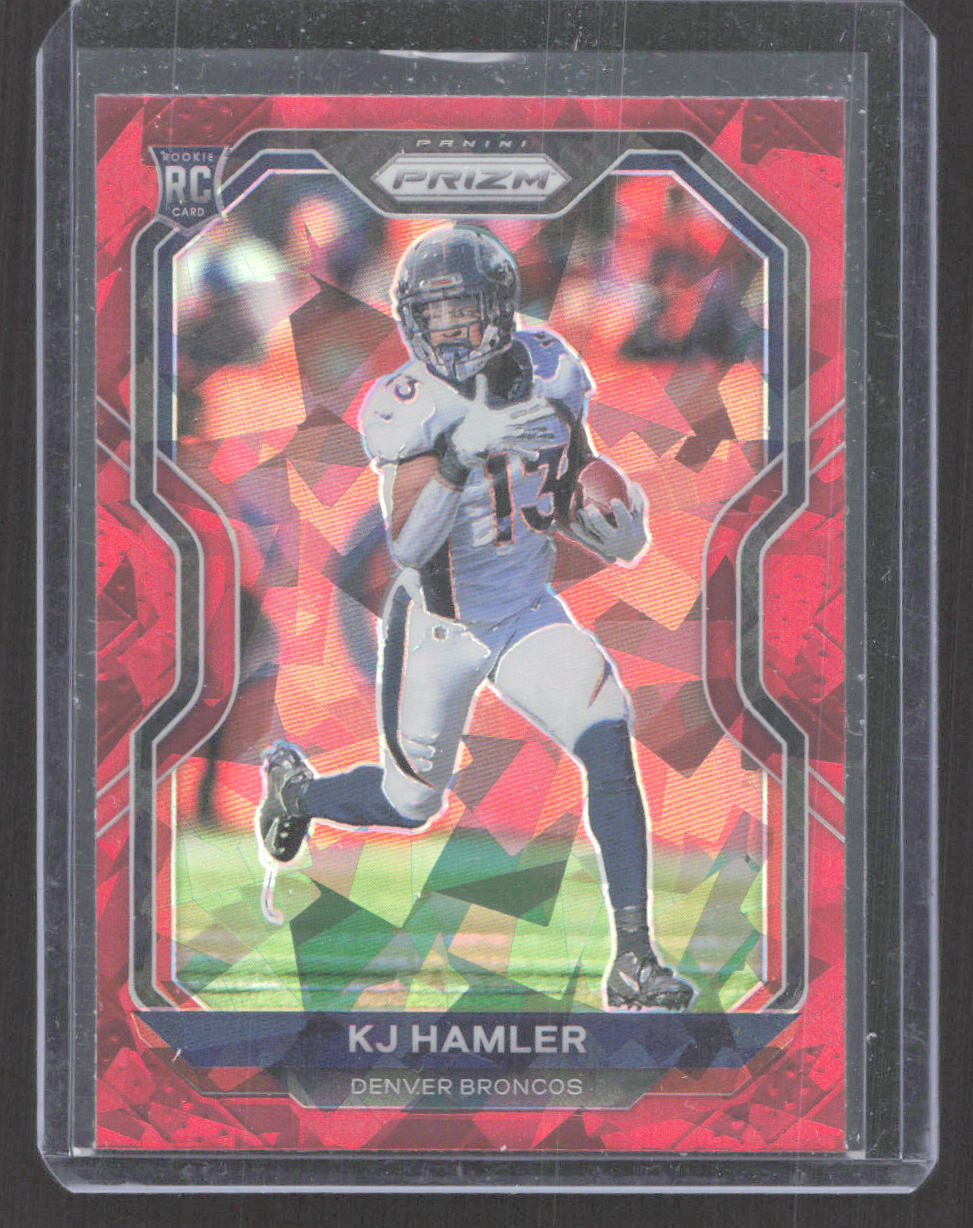 2020 Panini Prizm KJ Hamler #315 Red Cracked Ice