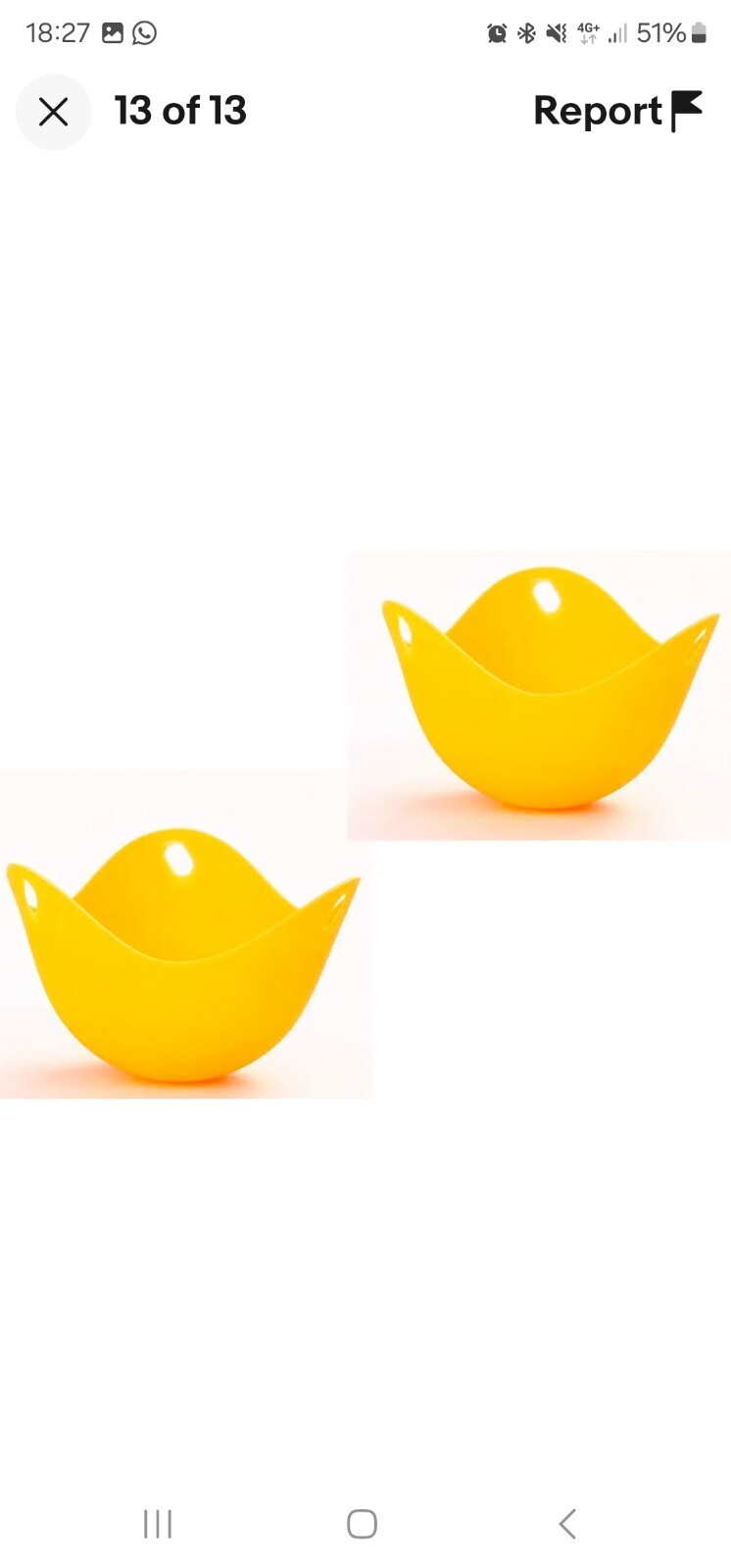 4x Silicone Egg Poachers Poaching Poach Pods Kitchen Yellow UK eBay