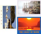 MAINE LOBSTER (3) Mint Continental Chrome Postcards Lot #26