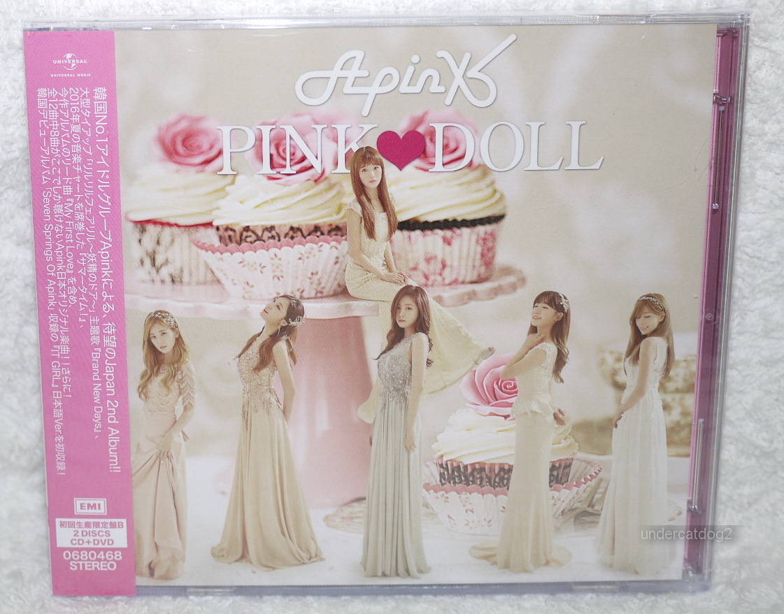APink Pink Doll Taiwan Ltd CD+DVD+Card (Japanese Language) A pink