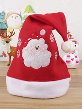 Santa Claus Snowman Pattern Christmas Hat Unisex Kids/Youth Warm Knit Beanie US