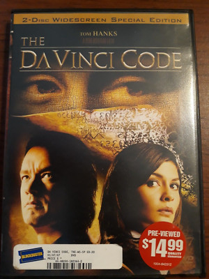 The DaVinci Code (DVD, 2006, 2-Disc Set, Widescreen Special Edition) Tom Hanks