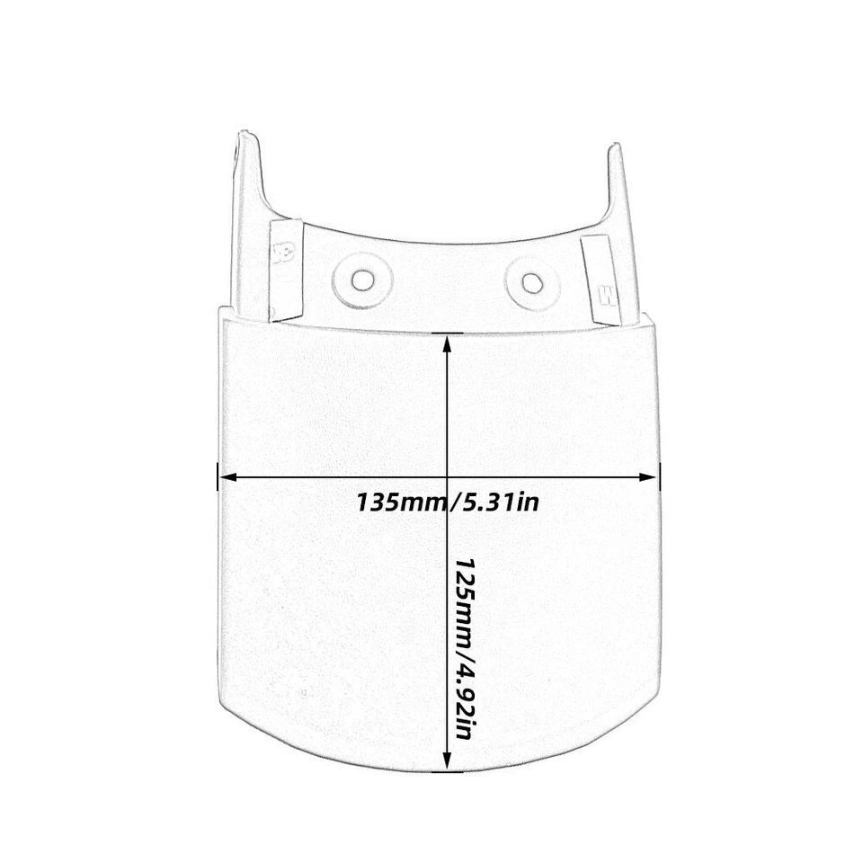 For Triumph Tiger Explorer XR XC 2016-2017 Front Fender Extender Mudguard Cover - Imagem 2 de 4