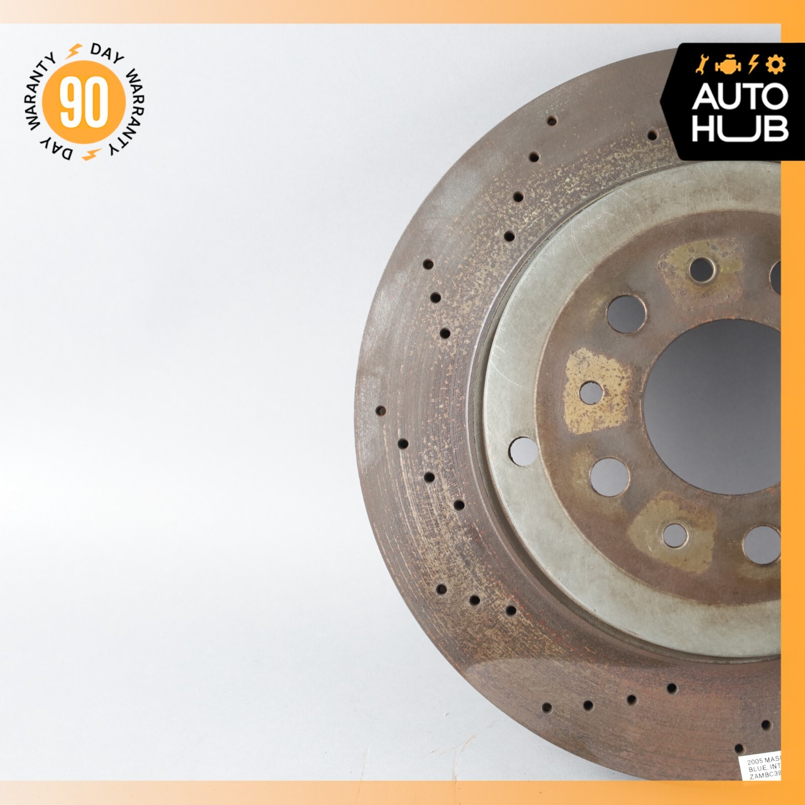 Maserati M138 Coupe 4200 GT Rear Brake Rotors Disc Left & Right Set of 2 OEM 67k