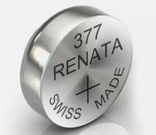 Renata Watch Battery 377 (SR626SW) Swiss Made