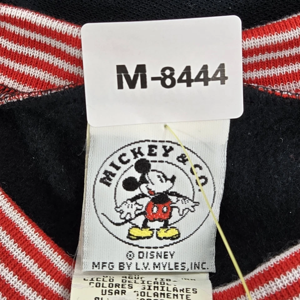 De colección Mickey & Co. Mujeres Ropa de Dormir M Negro Estampado Gráfico Ratón Años 90 EE. UU. NUEVO CON ETIQUETAS Foto 2 de 4