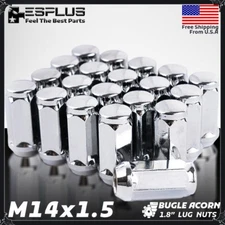 20 Pc M14x1.5 1.8" Tall Acorn Lug Nut Fit Jeep Gladiator/Grand Cherokee/Wrangler
