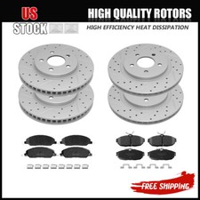 Front And Rear Brake Rotorsceramic Brake Pad For 2005-2010 Ford Mustang Base Front And Rear Brake Rotorsceramic Brake Pad For 2005-2010 Ford Mustang Base
