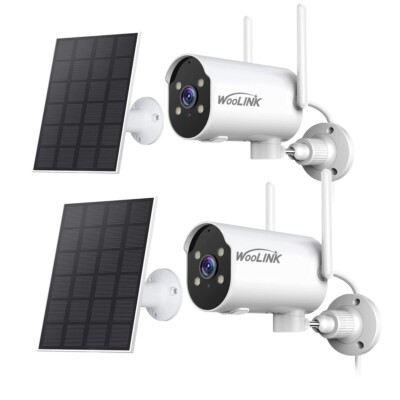 Wireless Security Camera 2K Outdoor Solar Wifi IP Camera Solar