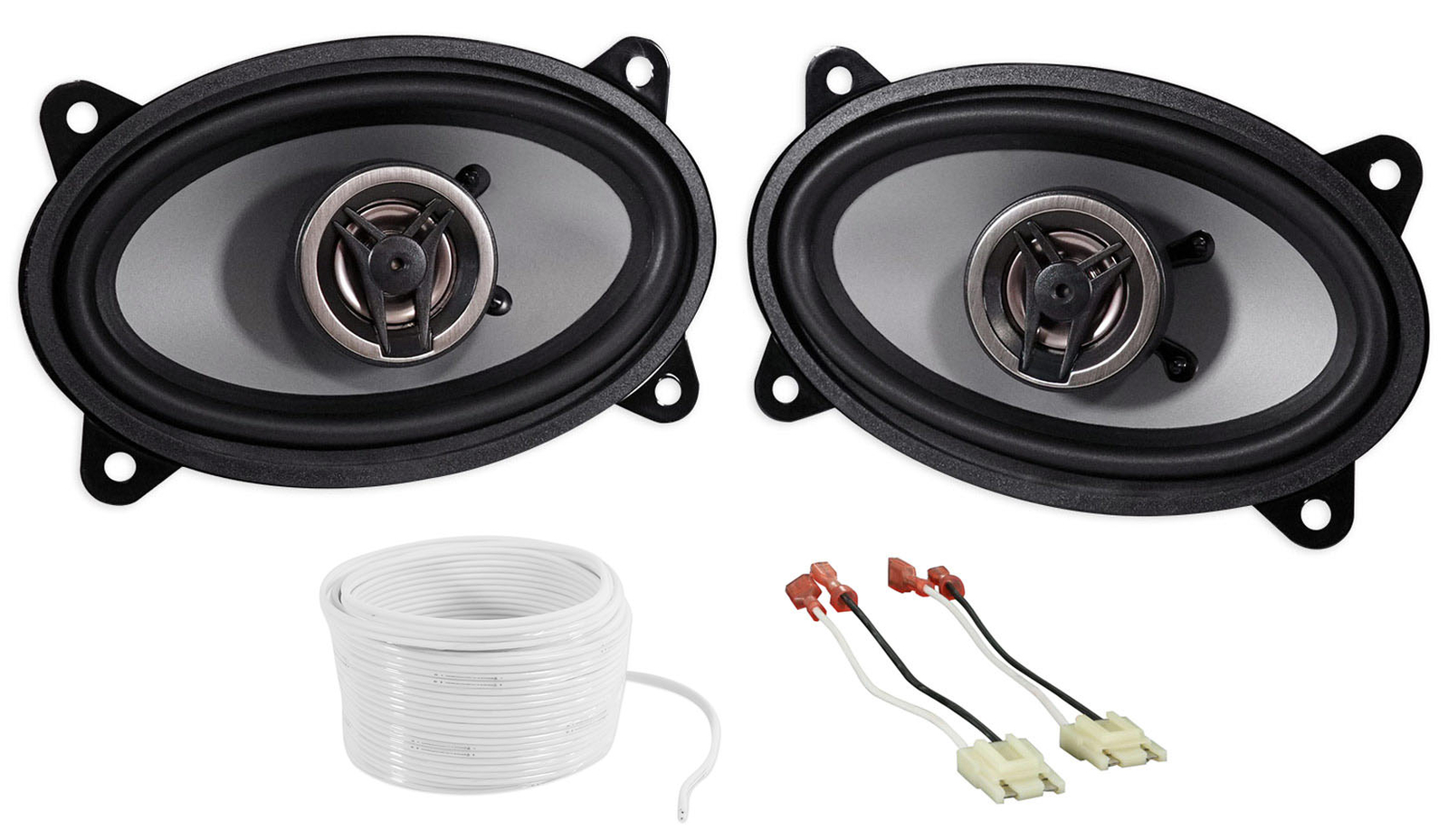 Замена переднего заводского динамика Crunch 4X6 Жгут проводов для Jeep Wrangler Yj 87-95