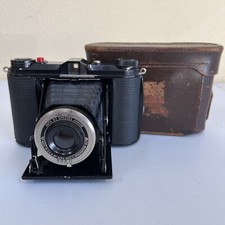 Vintage Agfa Ansco B2 Speedex Junior Folding Film Camera SHUTTER TESTED WORKING