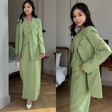 Business Women Suits Notch Lapel Wedding Party Casual Activewear Street Wear