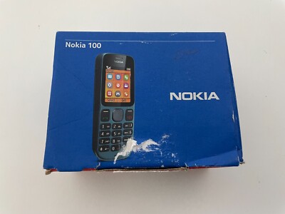 Nokia 100 青 本体 NEW NOKIA 100 BASIC UNLOCKED PHONE - 2G - FM RADIO - LOUDSPEAKER